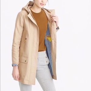 J.Crew Khaki Cotton Chateau Coat